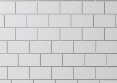 White Metro Brick 8mm