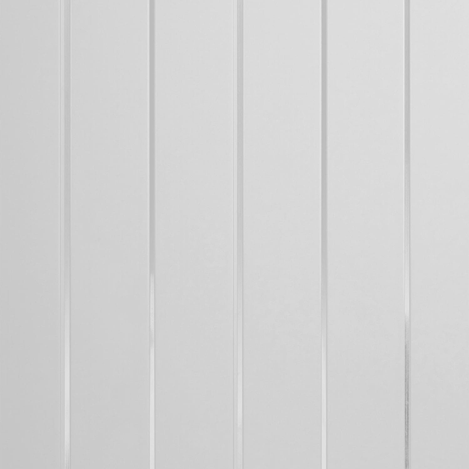 2.7m - 8mm White Two Silver Strip