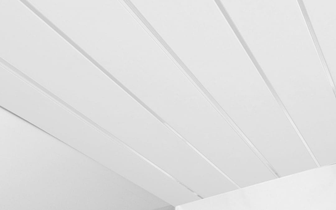 White Gloss Two Silver Strip