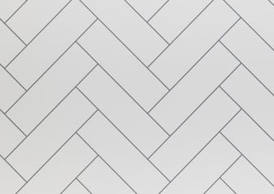 NEW 10mm White Herringbone