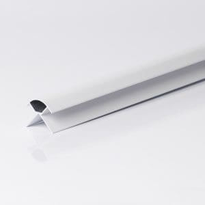 10mm White External Corner PVC