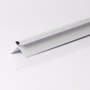 8mm White External Corner PVC