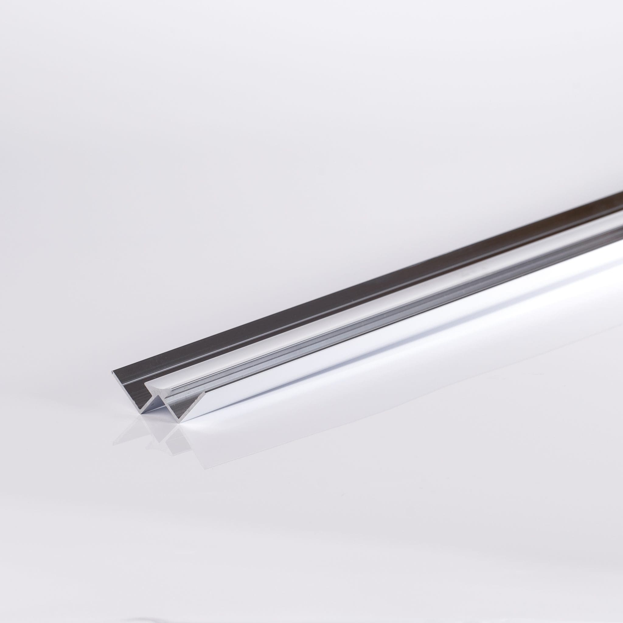 8mm Silver Metal Internal Corner
