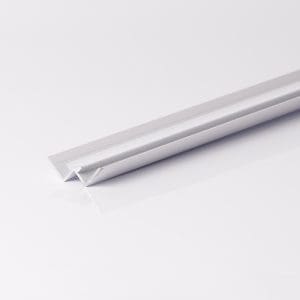 8mm White Internal Corner PVC