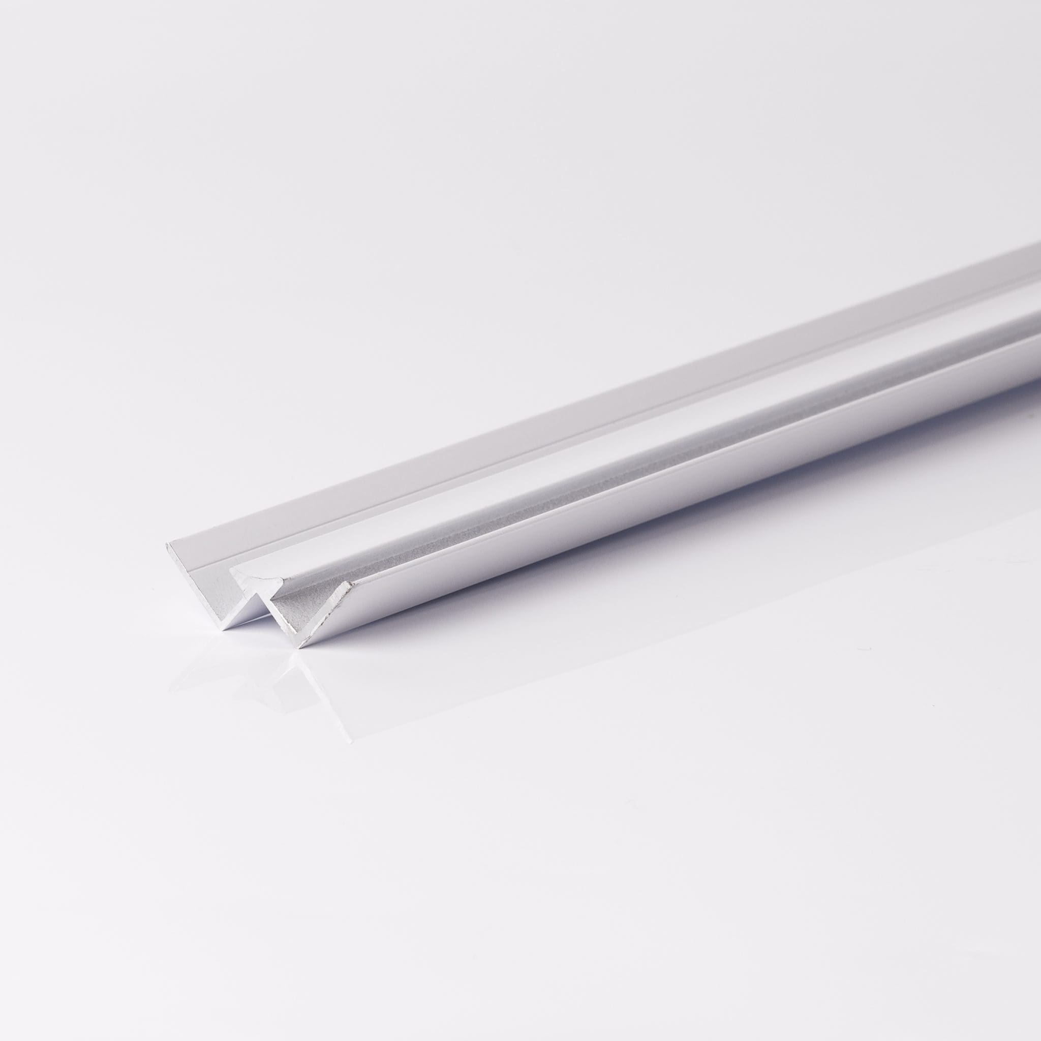 8mm White Metal Internal Corner