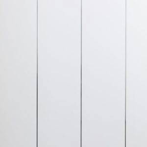 4m - 8mm White Gloss Silver Edge