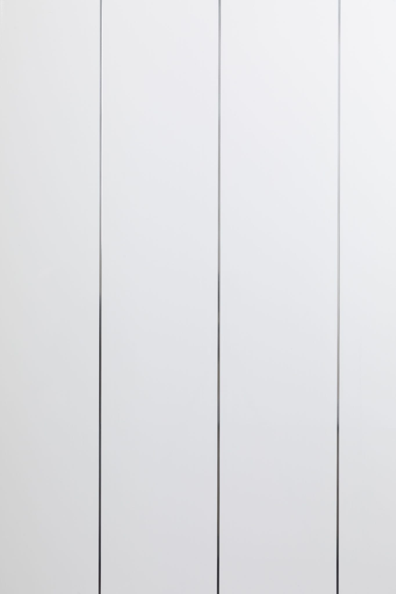 4m - 8mm White Gloss Silver Edge