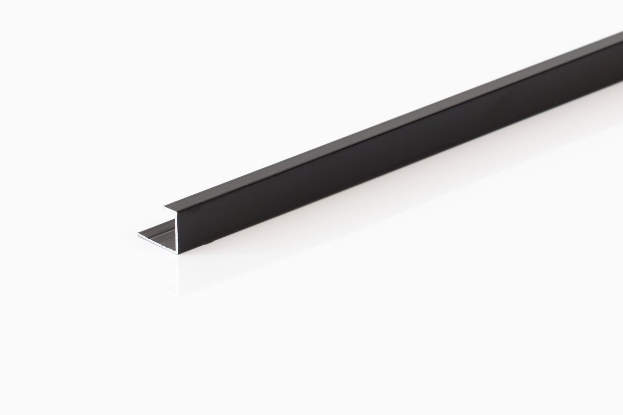 10mm Black Metal End U