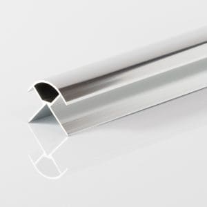 10mm Silver Metal External Corner