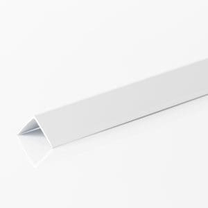 20 x 20 White Metal Angle