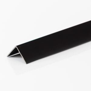 25 x 25 Black Angle PVC