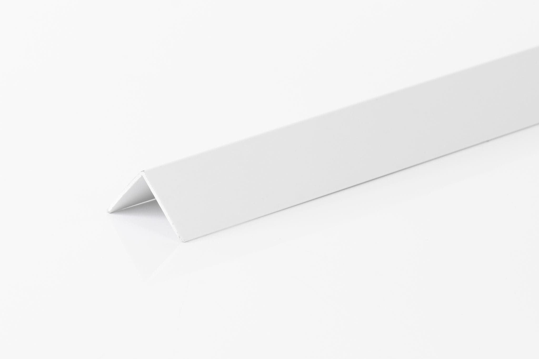 25 x 25 White Angle PVC