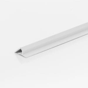 3mm White Internal Corner PVC