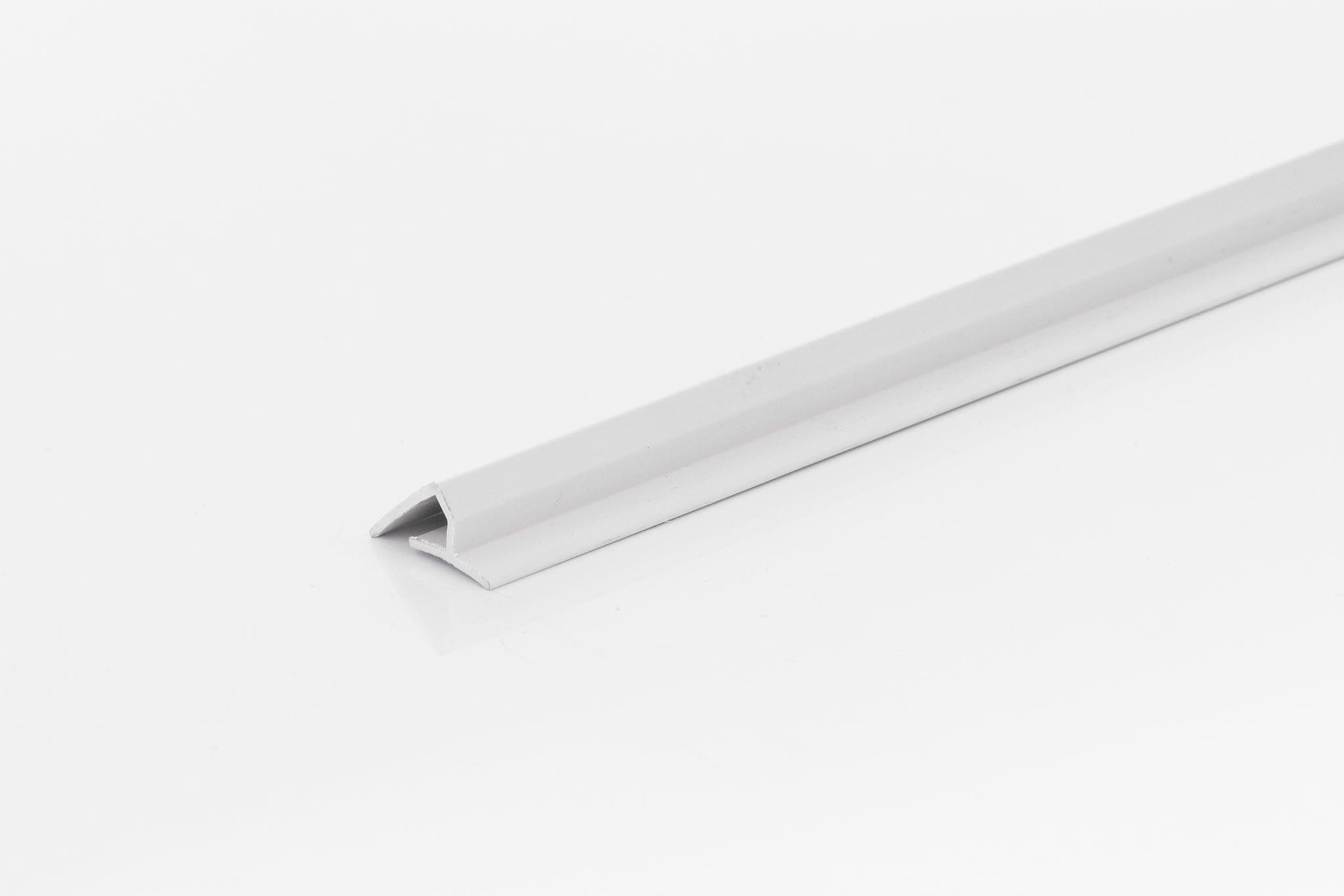 3mm White Internal Corner PVC