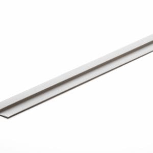 5mm White U End PVC