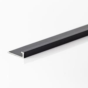 5mm Black Metal End U
