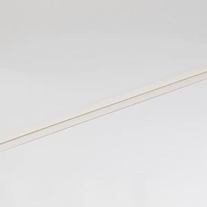 3mm White U Corner PVC
