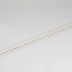 3mm White H Corner PVC