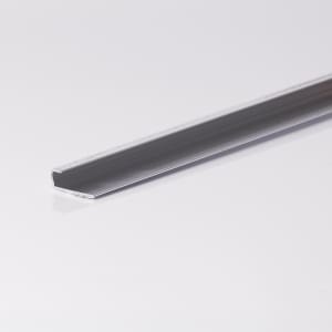8mm Chrome U End PVC