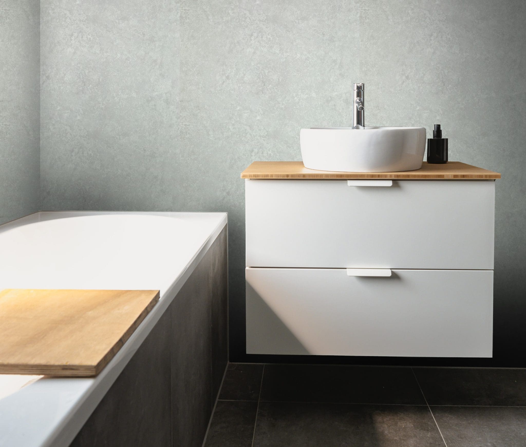 10mm Light Grey Concrete Satin - Image 2
