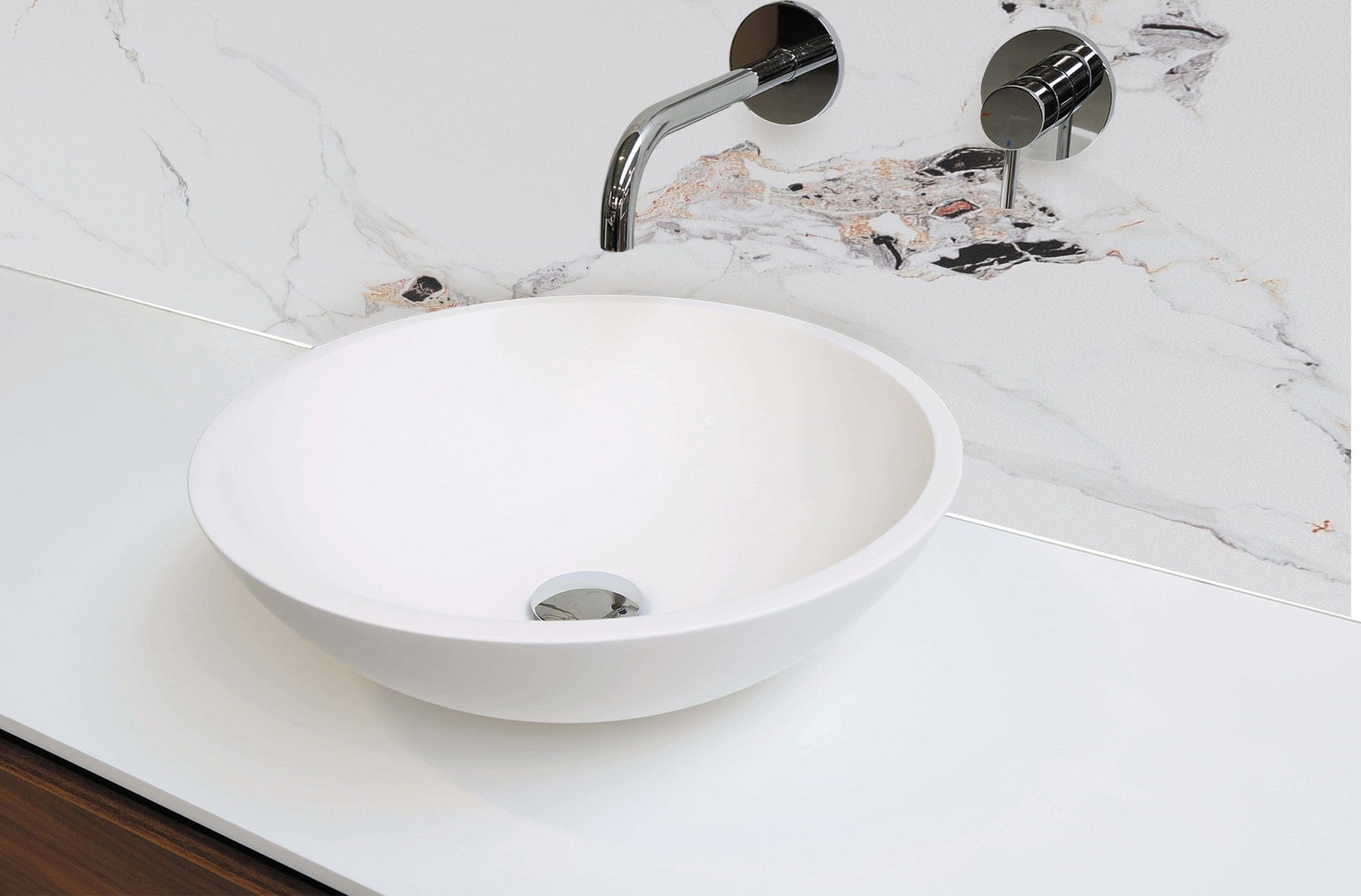 10mm White Gold Marble Satin - Image 3
