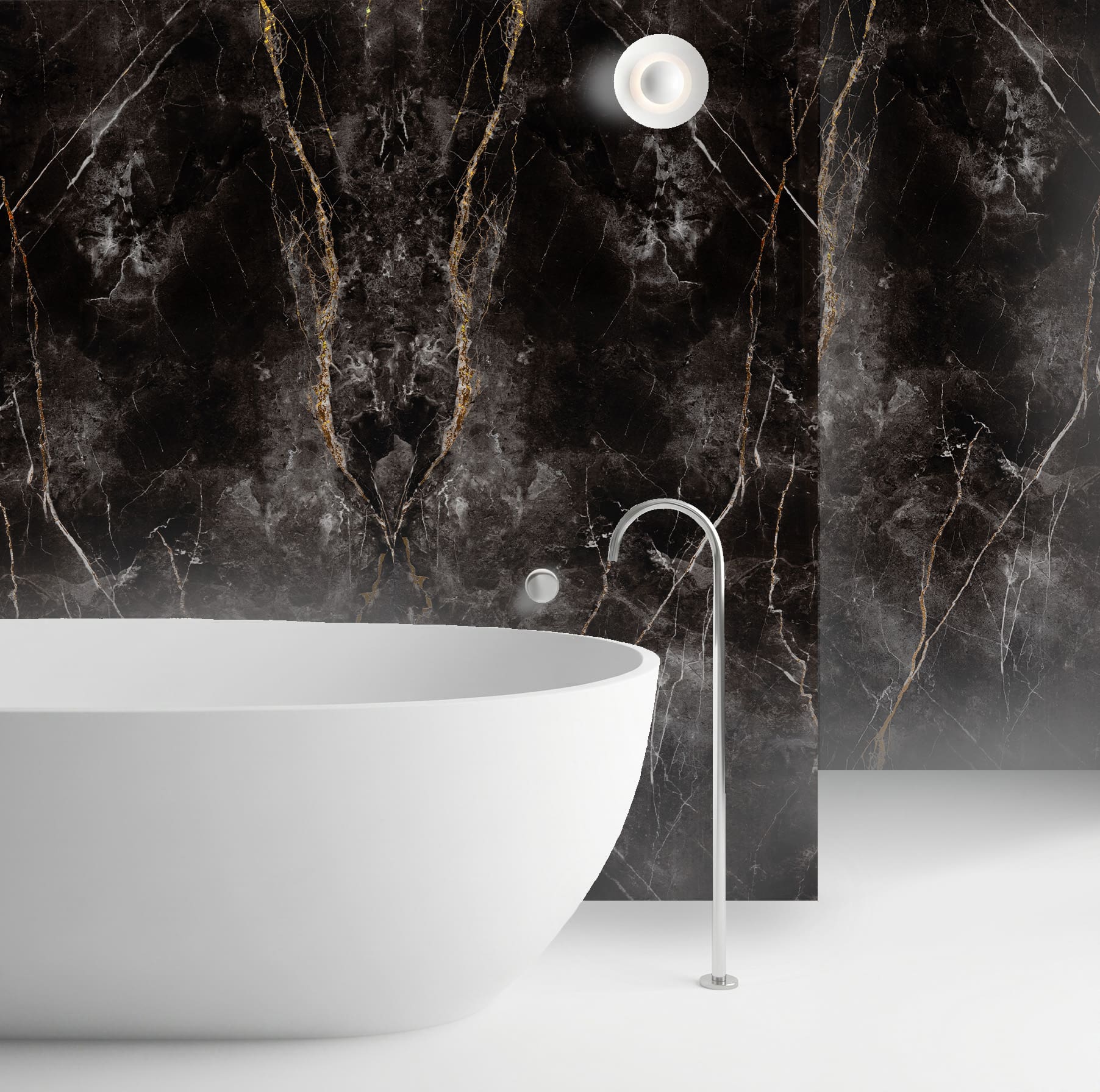 10mm Black Gold Marble - Image 5